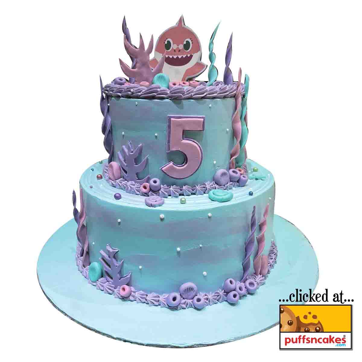 (1205) Baby Shary Theme Cake